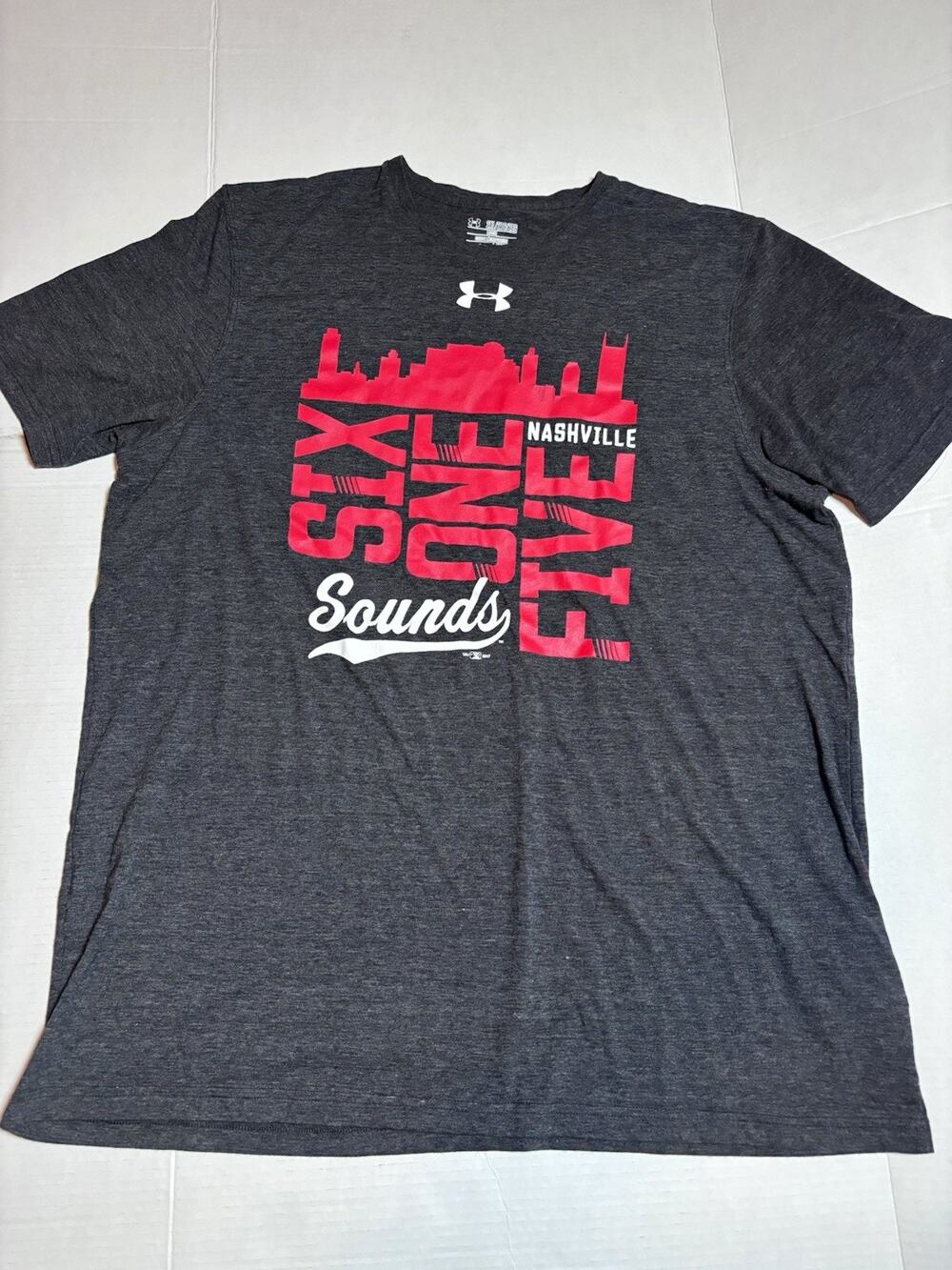 Under Armour Nashville Sounds Graphic Tee 2XL Gray